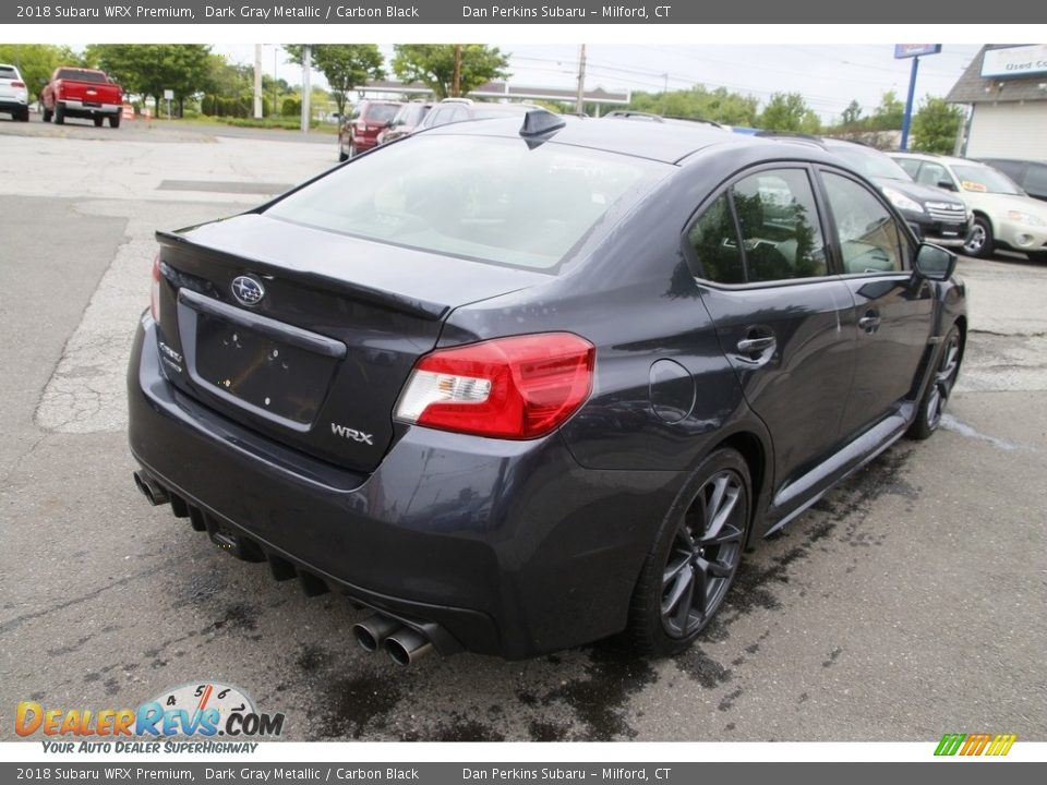 2018 Subaru WRX Premium Dark Gray Metallic / Carbon Black Photo #5