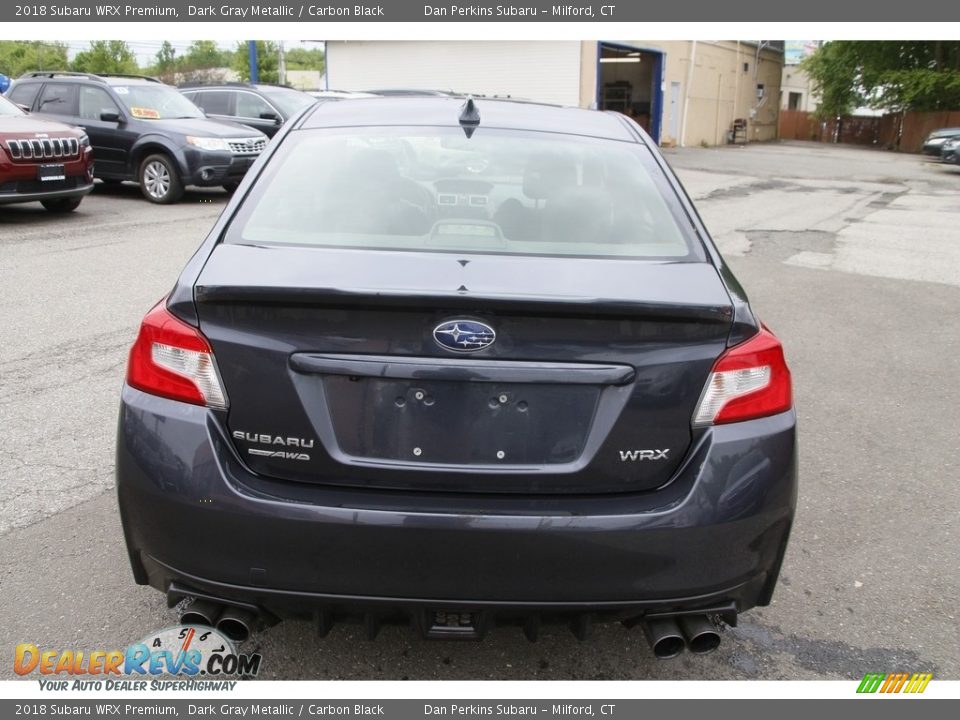 2018 Subaru WRX Premium Dark Gray Metallic / Carbon Black Photo #6