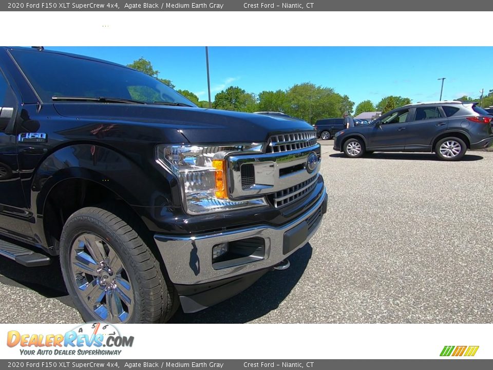 2020 Ford F150 XLT SuperCrew 4x4 Agate Black / Medium Earth Gray Photo #27