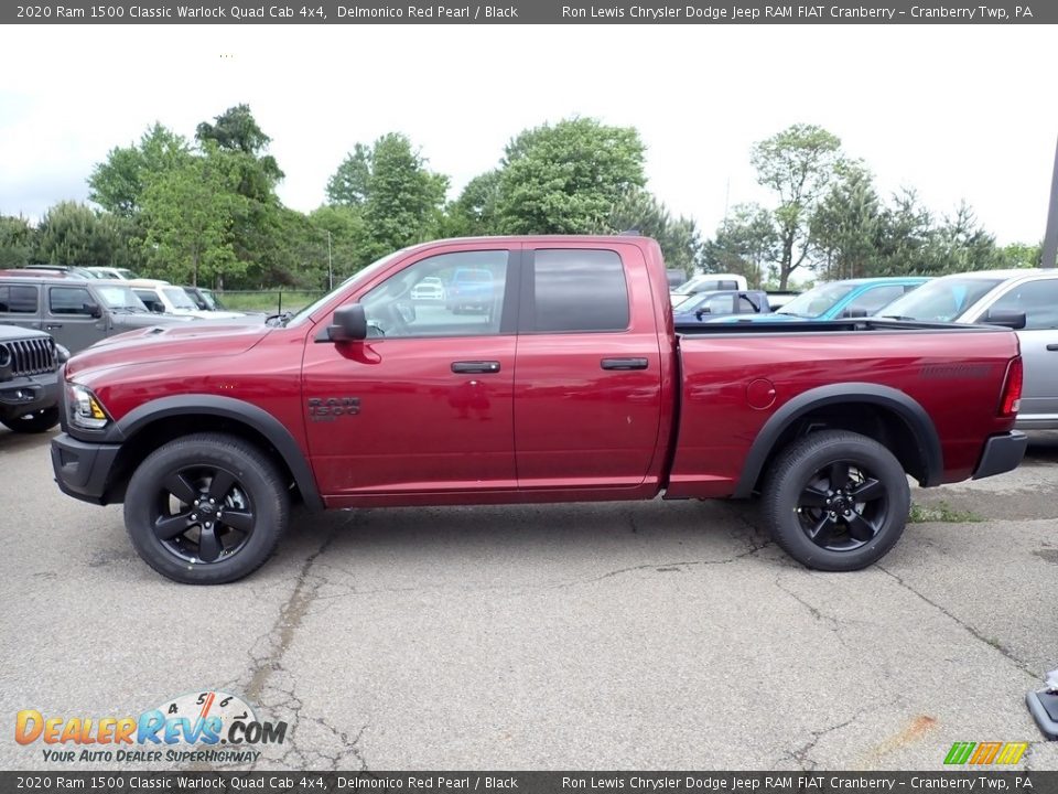 Delmonico Red Pearl 2020 Ram 1500 Classic Warlock Quad Cab 4x4 Photo #3