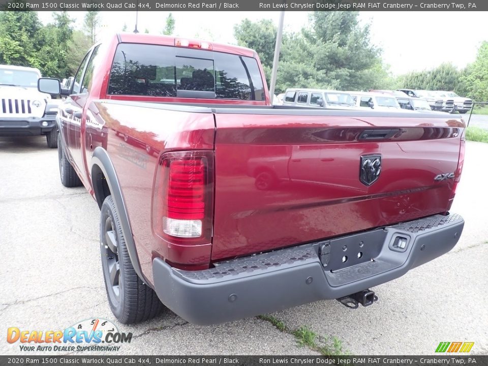 2020 Ram 1500 Classic Warlock Quad Cab 4x4 Delmonico Red Pearl / Black Photo #4