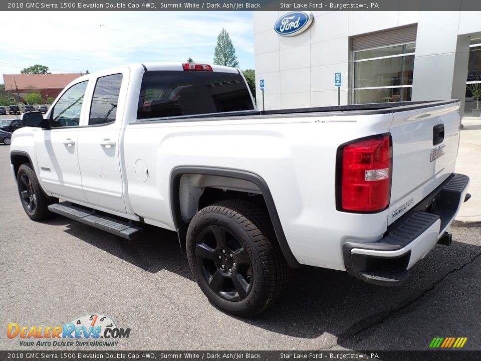 2018 GMC Sierra 1500 Elevation Double Cab 4WD Summit White / Dark Ash/Jet Black Photo #3