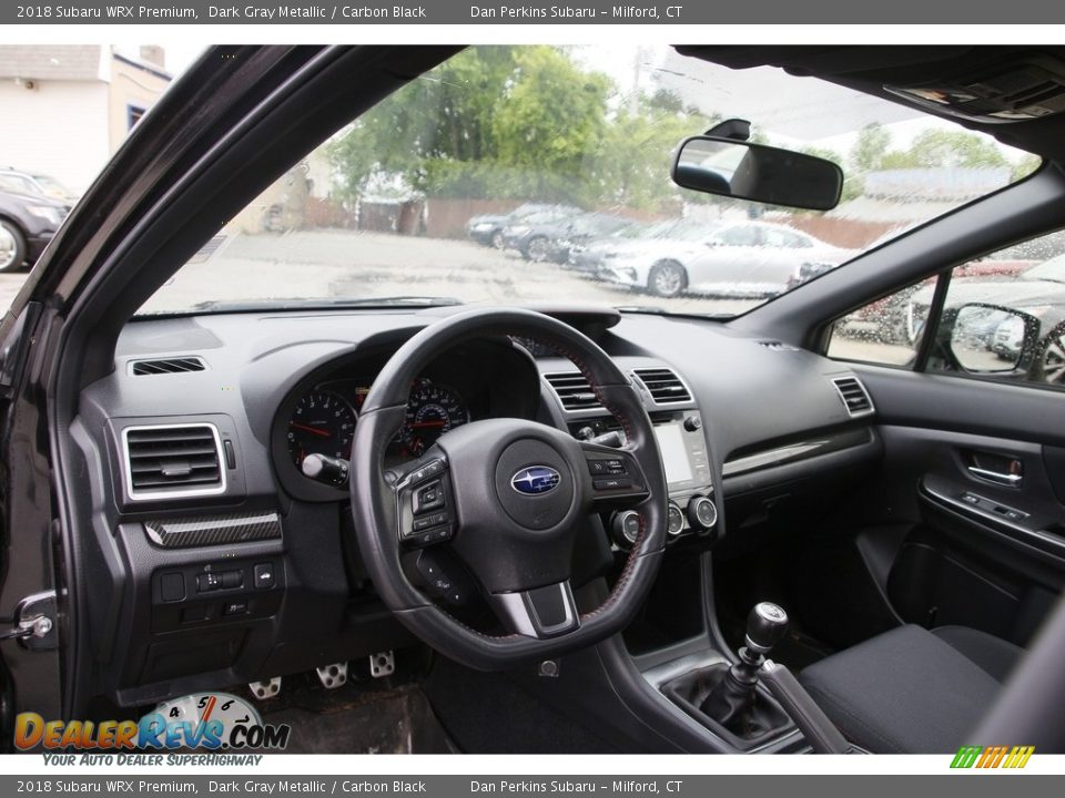 2018 Subaru WRX Premium Dark Gray Metallic / Carbon Black Photo #10