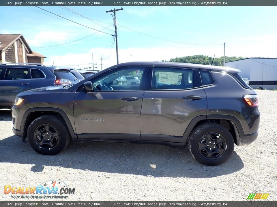 2020 Jeep Compass Sport Granite Crystal Metallic / Black Photo #3