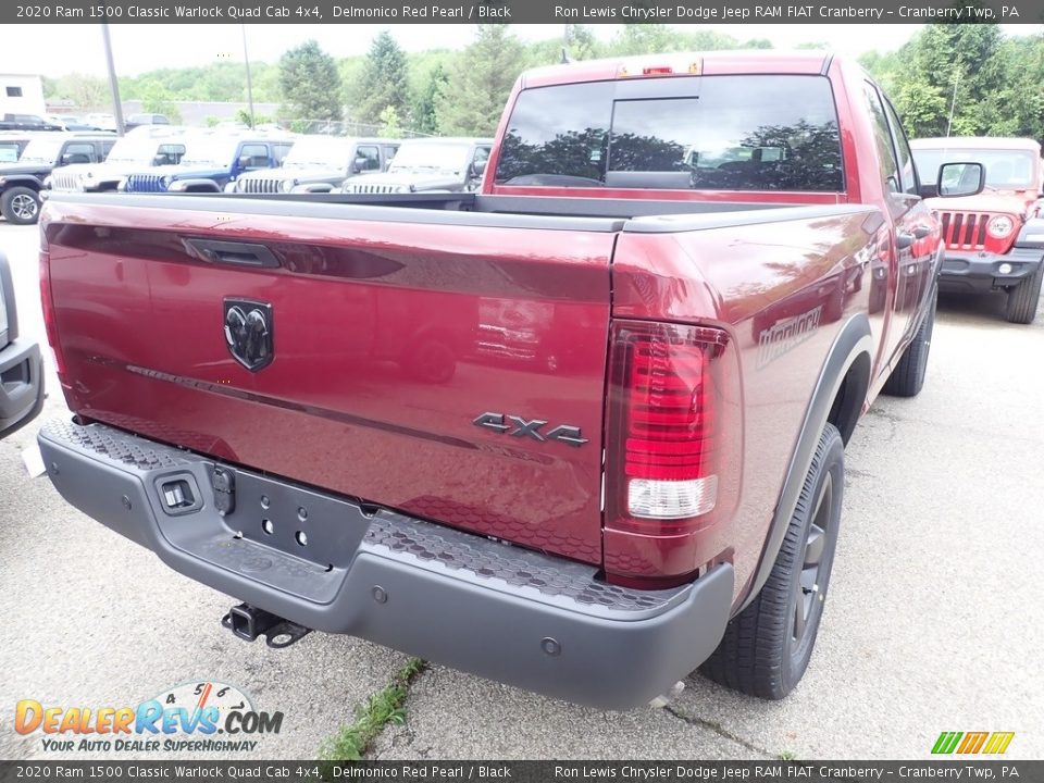 2020 Ram 1500 Classic Warlock Quad Cab 4x4 Delmonico Red Pearl / Black Photo #6