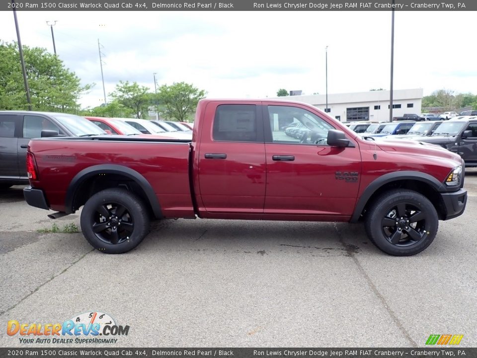 2020 Ram 1500 Classic Warlock Quad Cab 4x4 Delmonico Red Pearl / Black Photo #7
