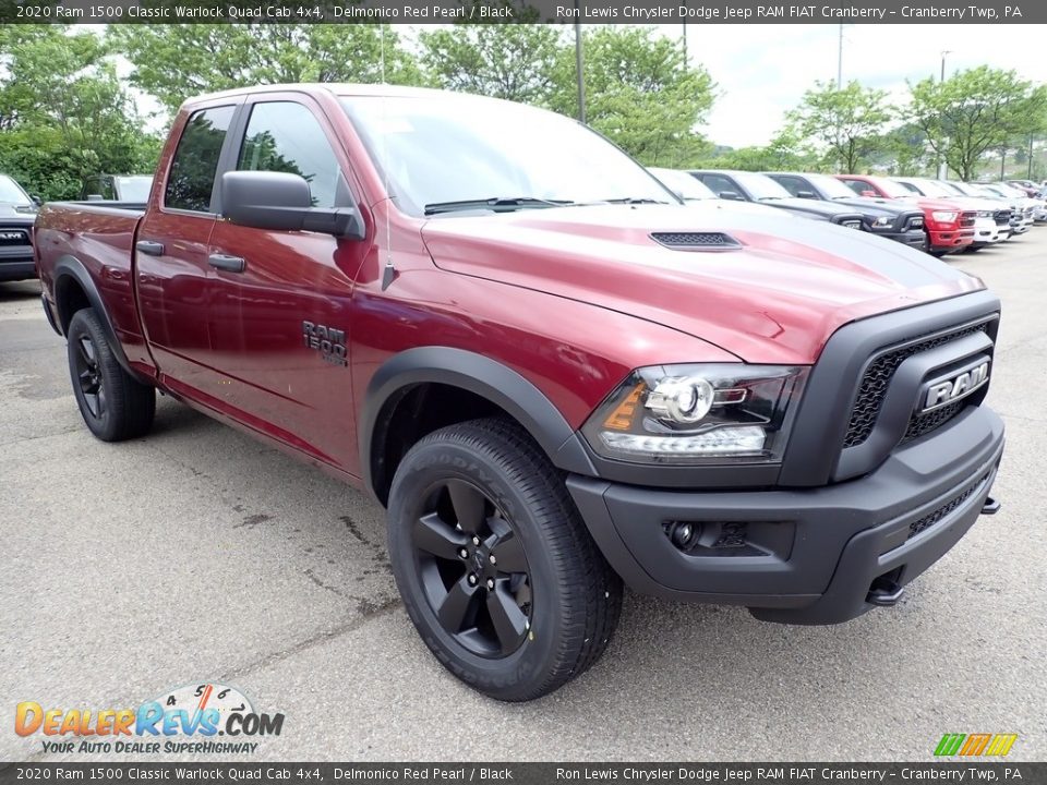 2020 Ram 1500 Classic Warlock Quad Cab 4x4 Delmonico Red Pearl / Black Photo #8