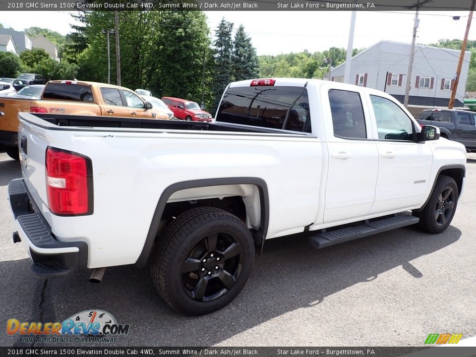 2018 GMC Sierra 1500 Elevation Double Cab 4WD Summit White / Dark Ash/Jet Black Photo #6