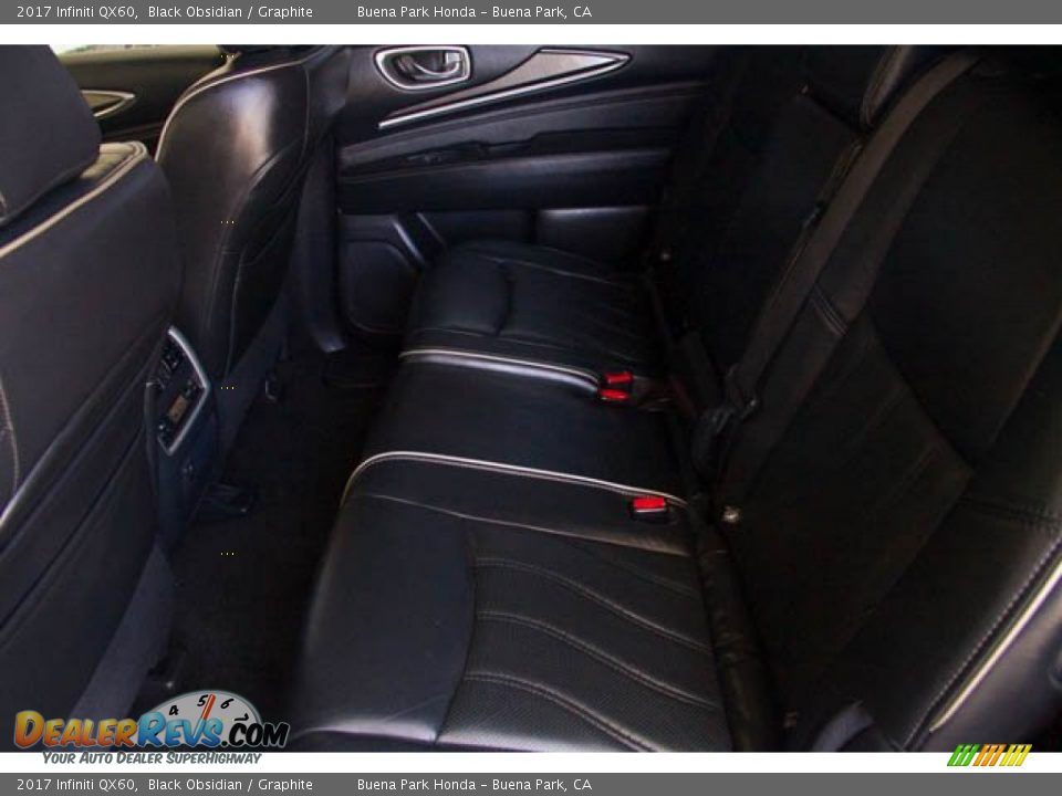 Rear Seat of 2017 Infiniti QX60  Photo #4