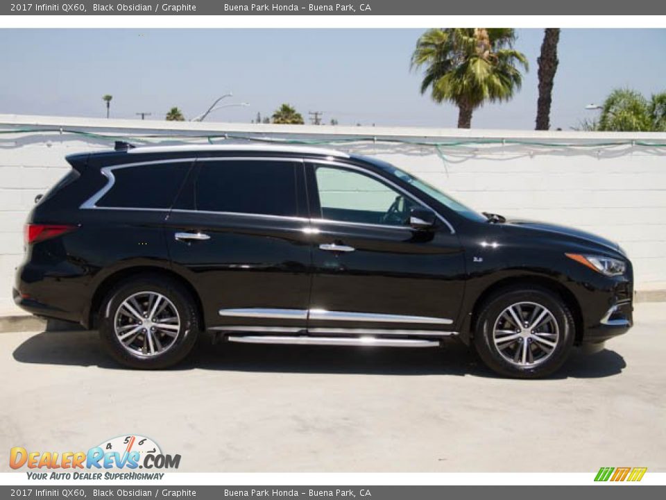 Black Obsidian 2017 Infiniti QX60  Photo #12