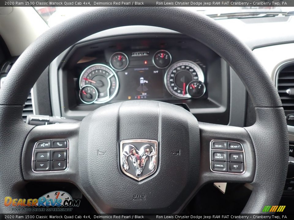 2020 Ram 1500 Classic Warlock Quad Cab 4x4 Delmonico Red Pearl / Black Photo #20
