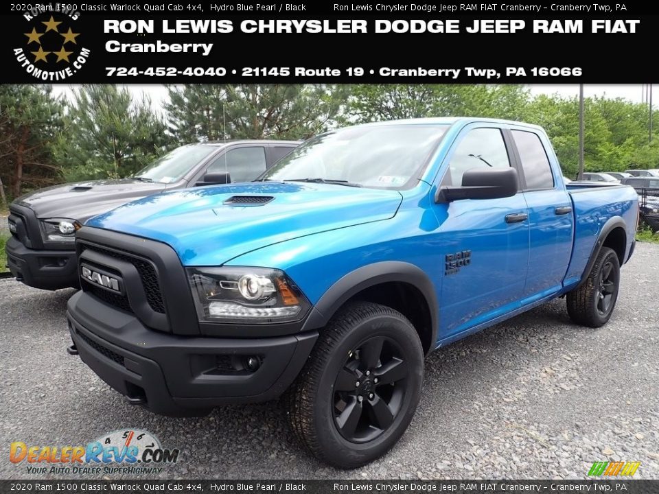2020 Ram 1500 Classic Warlock Quad Cab 4x4 Hydro Blue Pearl / Black Photo #1