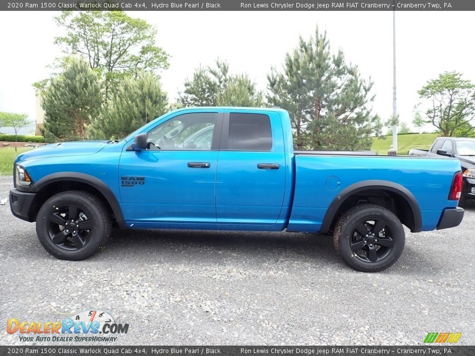 Hydro Blue Pearl 2020 Ram 1500 Classic Warlock Quad Cab 4x4 Photo #3