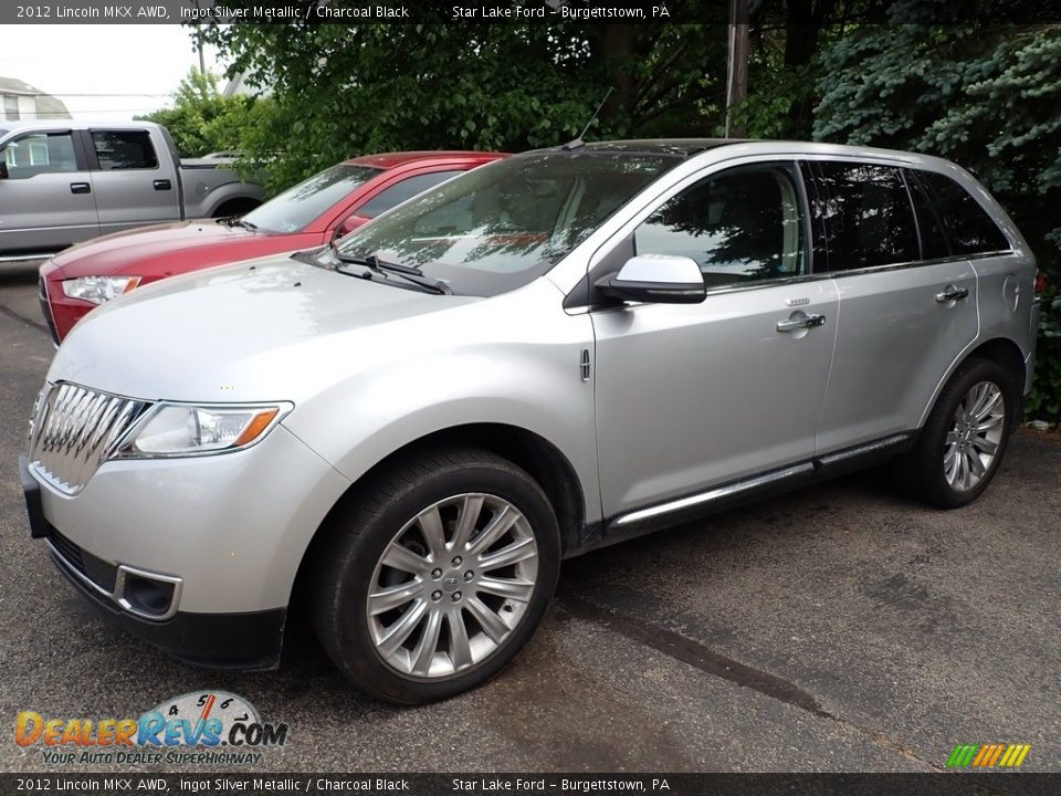 2012 Lincoln MKX AWD Ingot Silver Metallic / Charcoal Black Photo #1