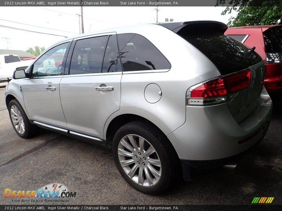 2012 Lincoln MKX AWD Ingot Silver Metallic / Charcoal Black Photo #2