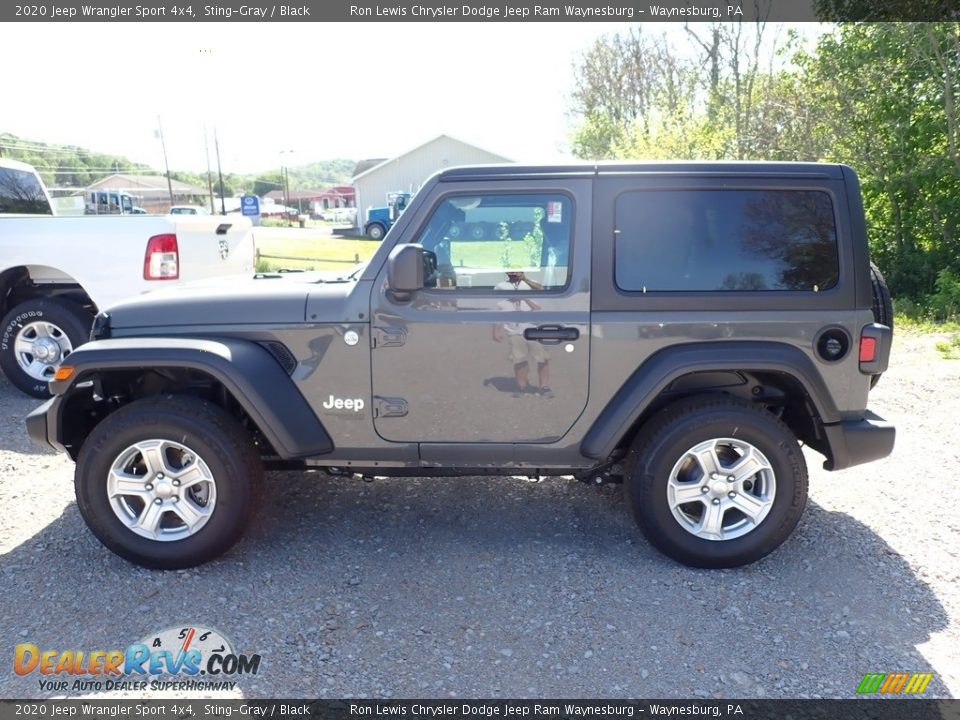 2020 Jeep Wrangler Sport 4x4 Sting-Gray / Black Photo #3