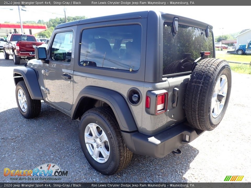 2020 Jeep Wrangler Sport 4x4 Sting-Gray / Black Photo #4