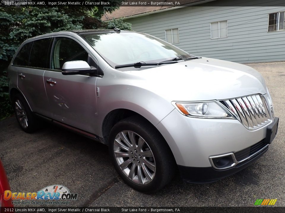 2012 Lincoln MKX AWD Ingot Silver Metallic / Charcoal Black Photo #4