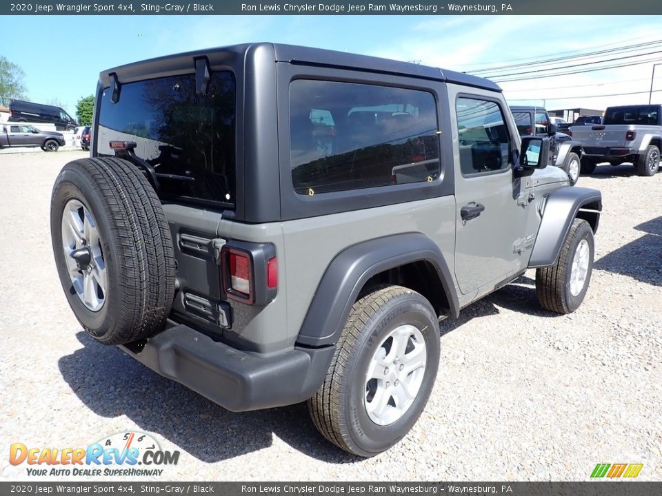 2020 Jeep Wrangler Sport 4x4 Sting-Gray / Black Photo #6