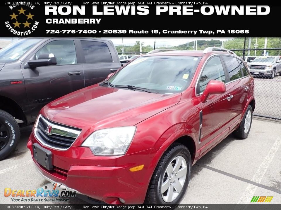 2008 Saturn VUE XR Ruby Red / Gray Photo #1