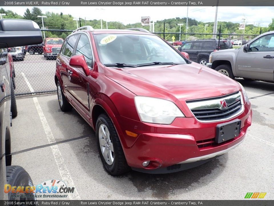 2008 Saturn VUE XR Ruby Red / Gray Photo #2