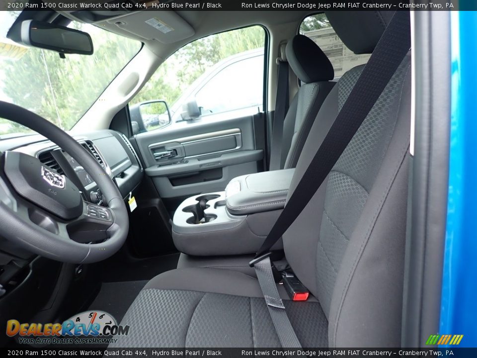 2020 Ram 1500 Classic Warlock Quad Cab 4x4 Hydro Blue Pearl / Black Photo #13
