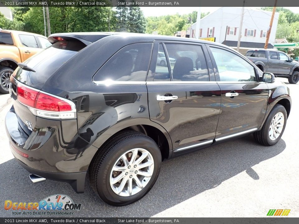 2013 Lincoln MKX AWD Tuxedo Black / Charcoal Black Photo #6