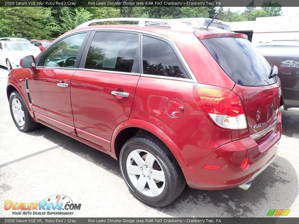 2008 Saturn VUE XR Ruby Red / Gray Photo #4