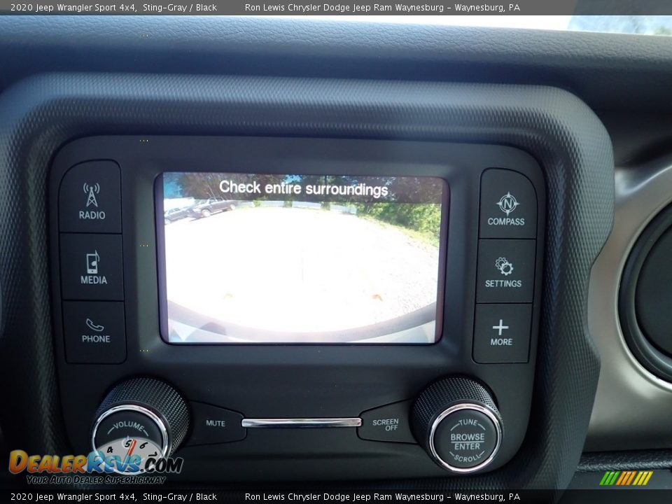 2020 Jeep Wrangler Sport 4x4 Sting-Gray / Black Photo #17