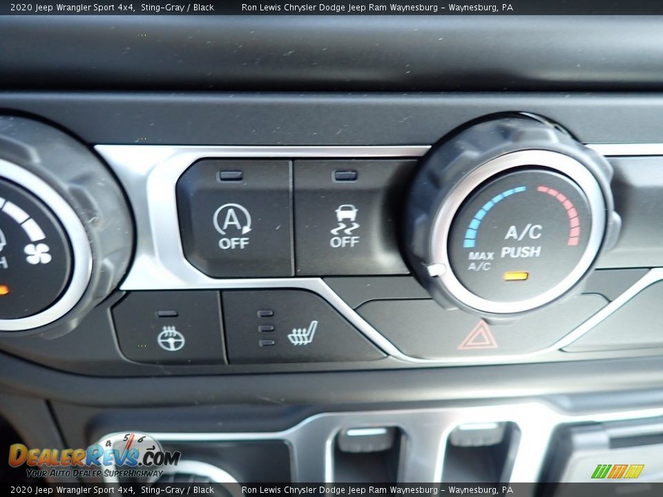 2020 Jeep Wrangler Sport 4x4 Sting-Gray / Black Photo #18