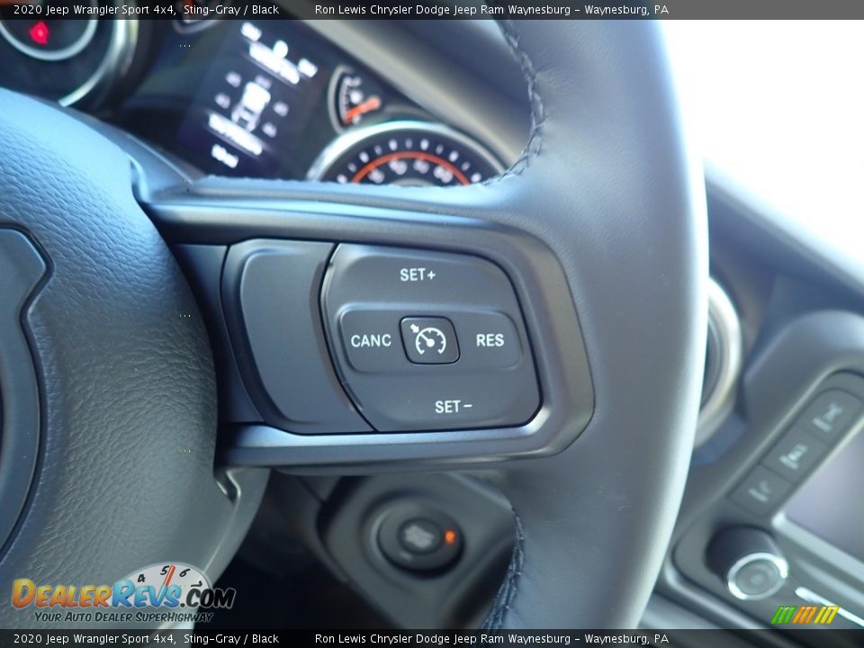 2020 Jeep Wrangler Sport 4x4 Sting-Gray / Black Photo #19