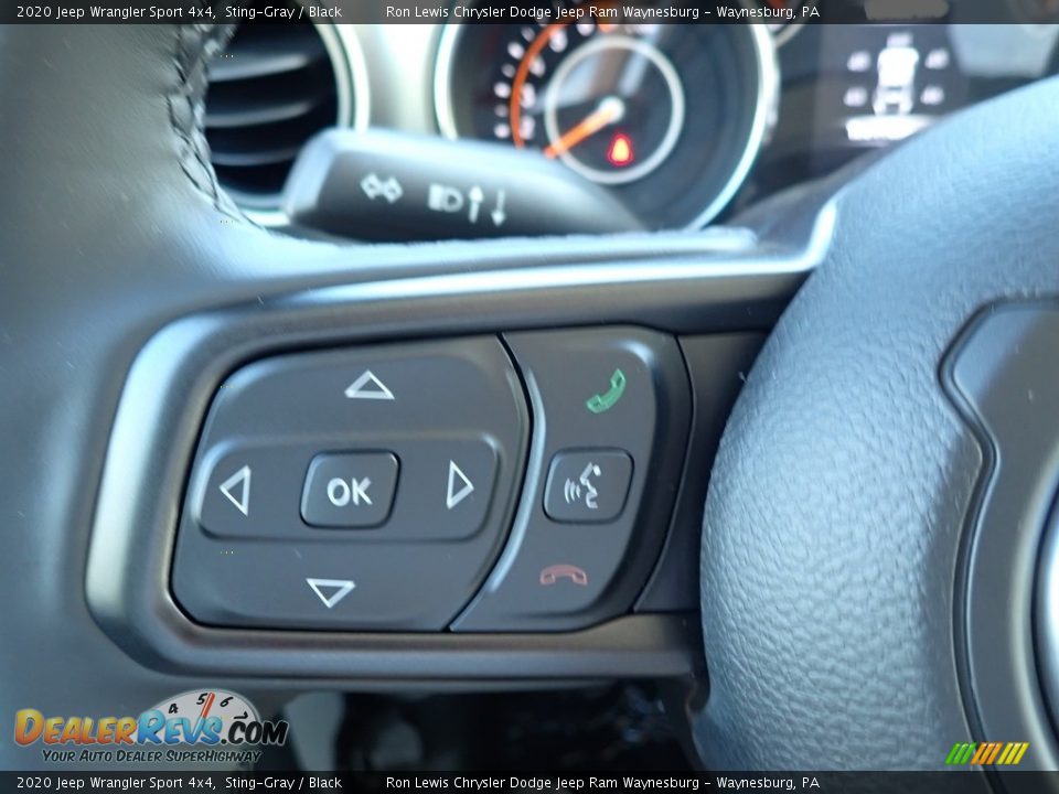 2020 Jeep Wrangler Sport 4x4 Sting-Gray / Black Photo #20