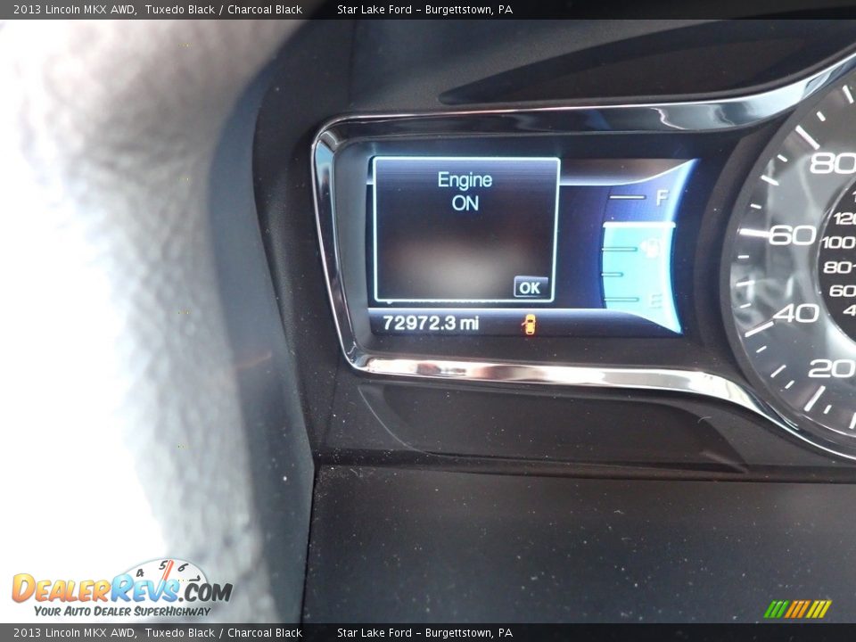 2013 Lincoln MKX AWD Tuxedo Black / Charcoal Black Photo #20