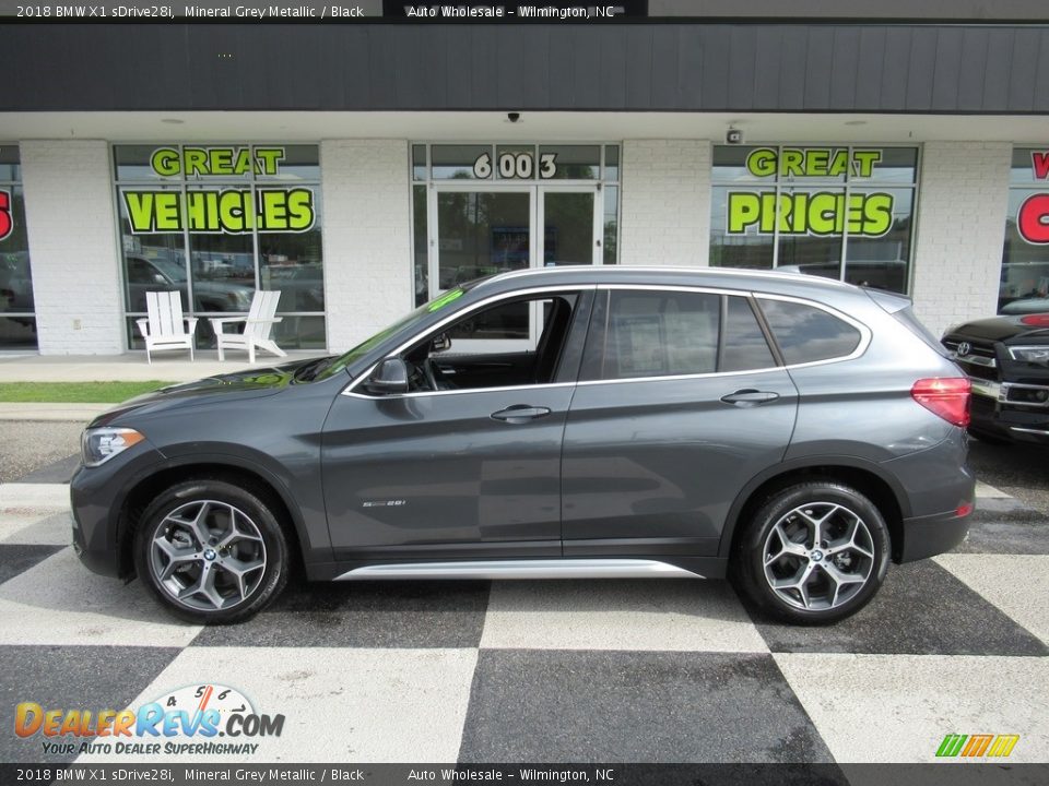 2018 BMW X1 sDrive28i Mineral Grey Metallic / Black Photo #1