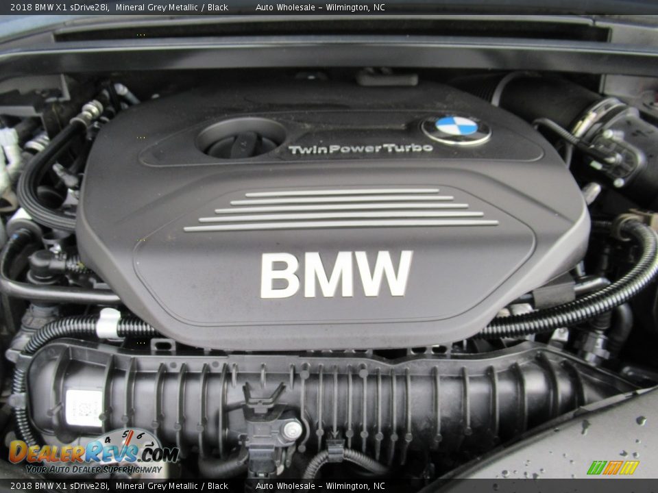 2018 BMW X1 sDrive28i Mineral Grey Metallic / Black Photo #6