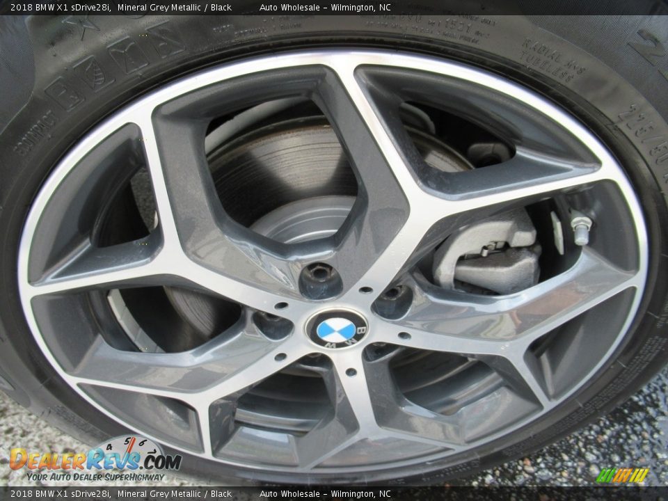 2018 BMW X1 sDrive28i Mineral Grey Metallic / Black Photo #7