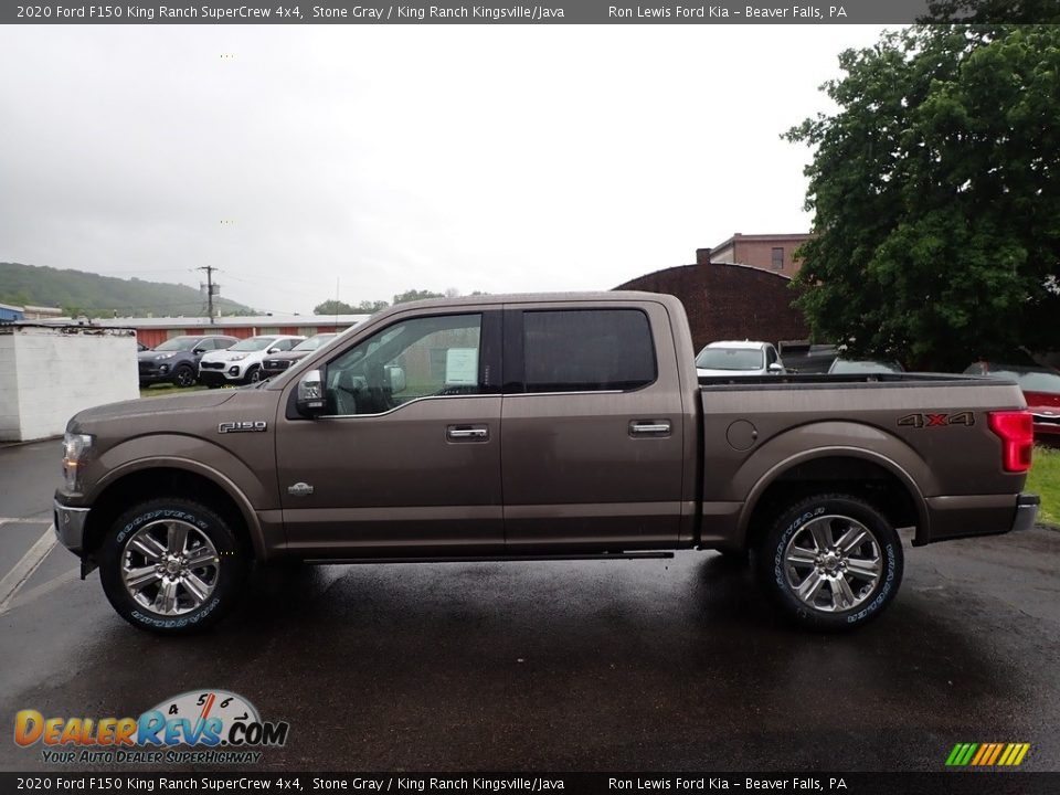 2020 Ford F150 King Ranch SuperCrew 4x4 Stone Gray / King Ranch Kingsville/Java Photo #5