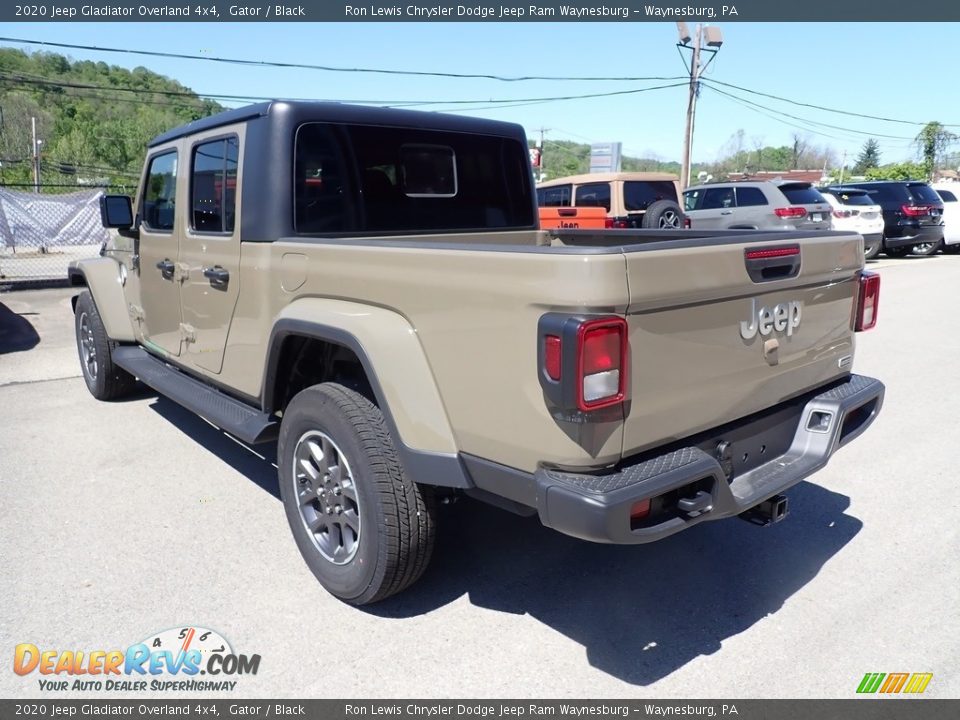 2020 Jeep Gladiator Overland 4x4 Gator / Black Photo #4