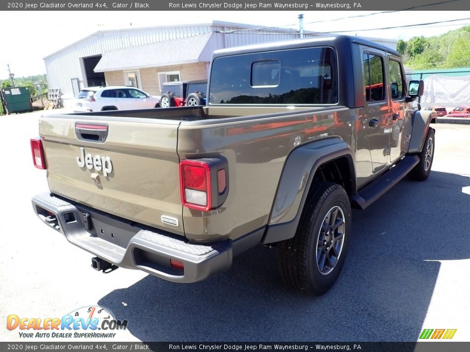 2020 Jeep Gladiator Overland 4x4 Gator / Black Photo #6