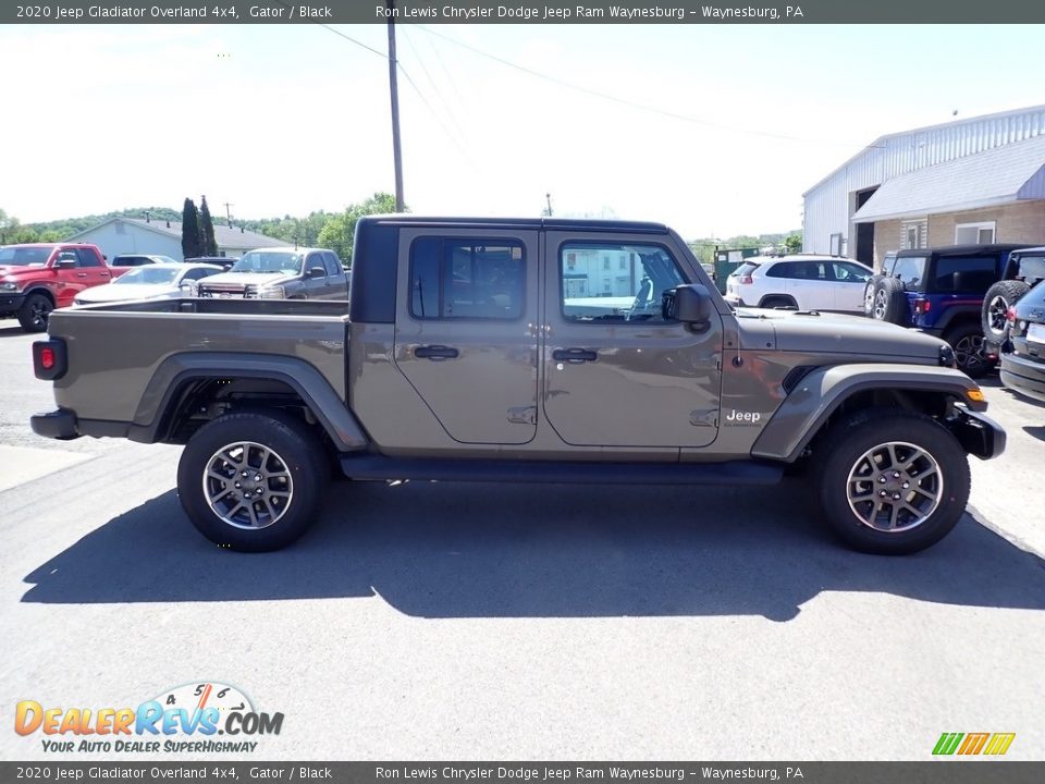 2020 Jeep Gladiator Overland 4x4 Gator / Black Photo #7