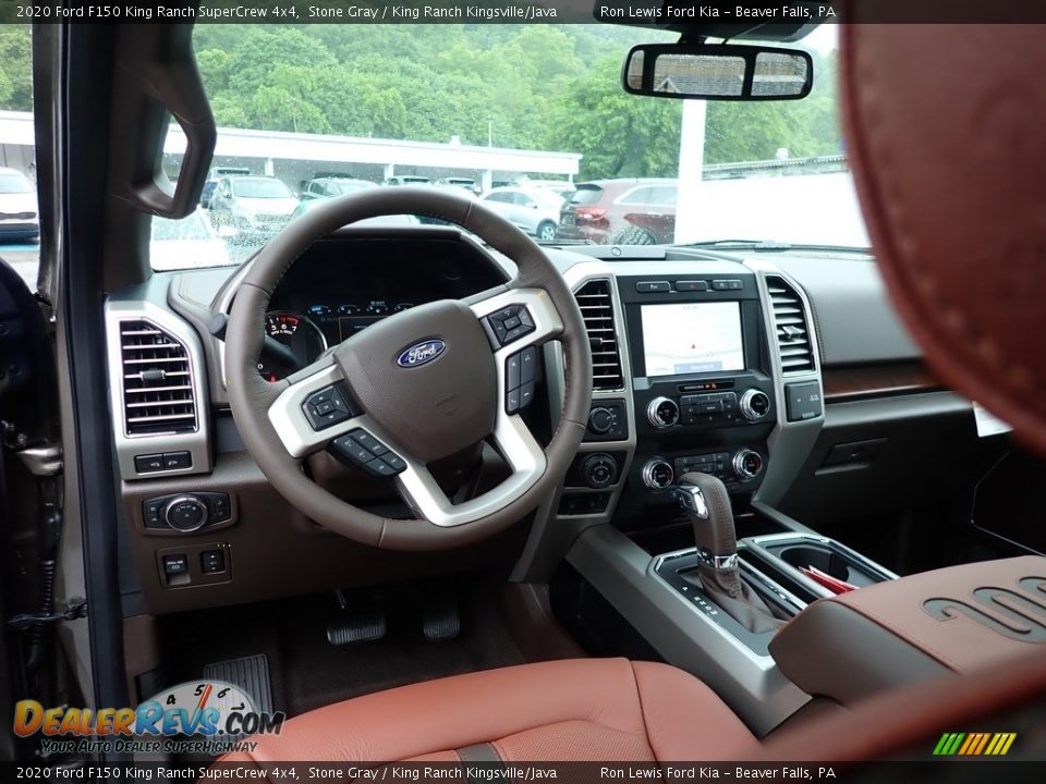 2020 Ford F150 King Ranch SuperCrew 4x4 Stone Gray / King Ranch Kingsville/Java Photo #13