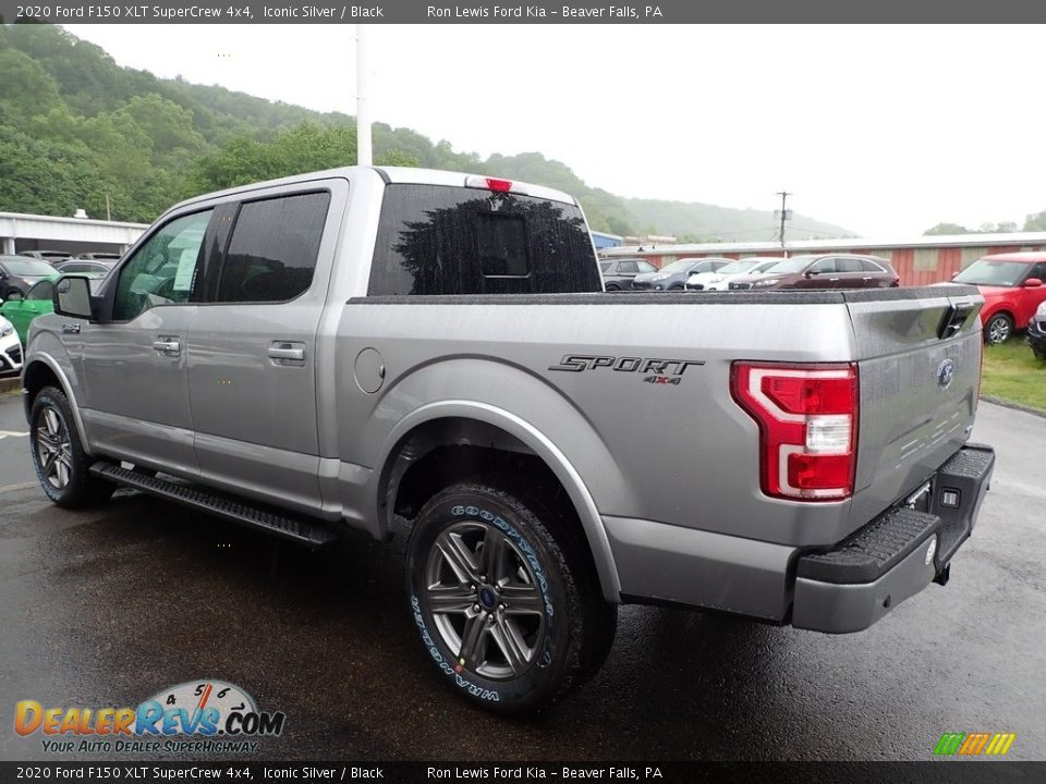 2020 Ford F150 XLT SuperCrew 4x4 Iconic Silver / Black Photo #4