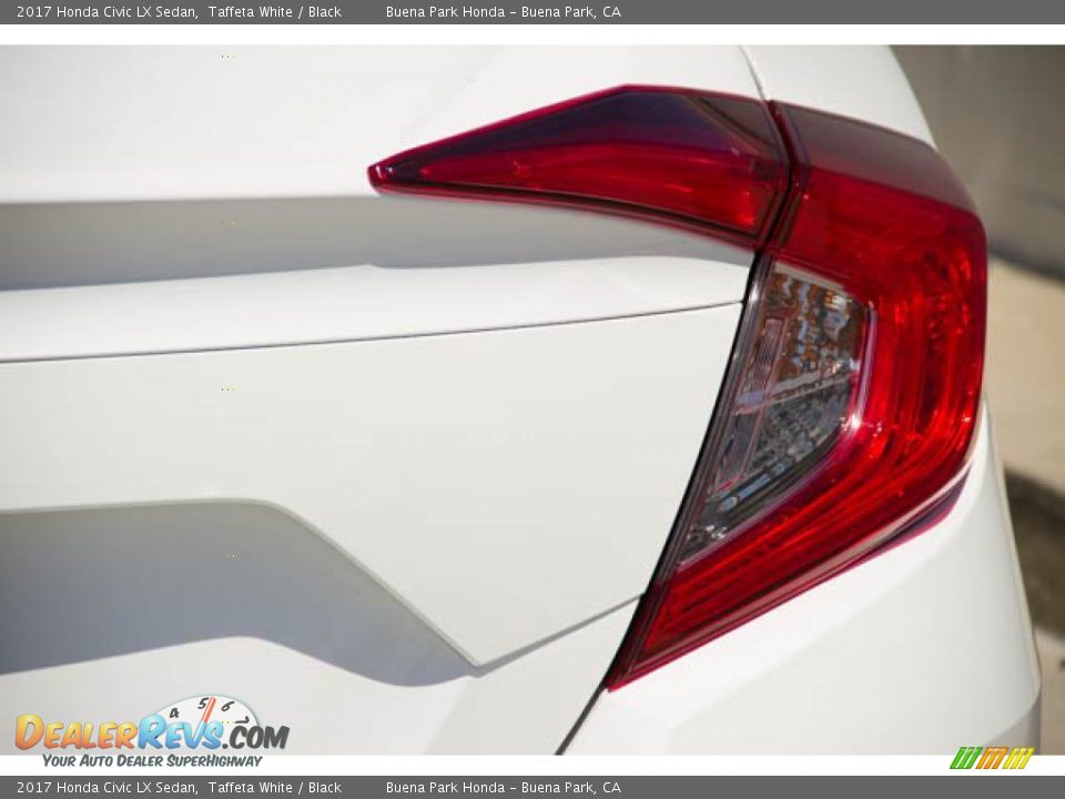 2017 Honda Civic LX Sedan Taffeta White / Black Photo #13