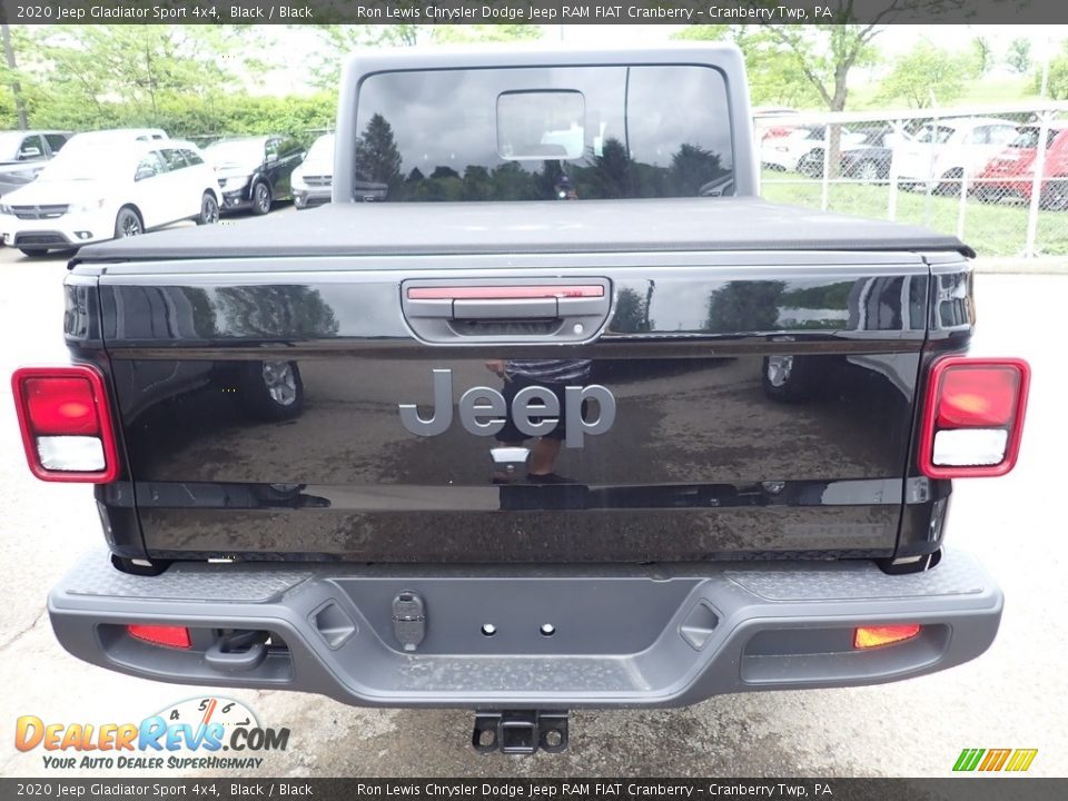 2020 Jeep Gladiator Sport 4x4 Black / Black Photo #5