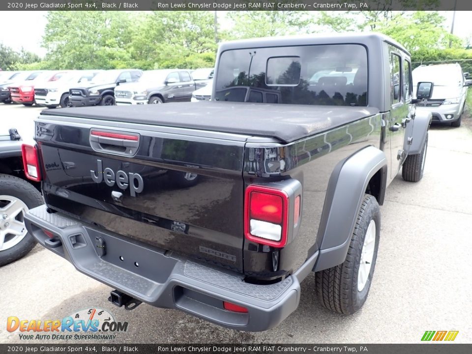 2020 Jeep Gladiator Sport 4x4 Black / Black Photo #6