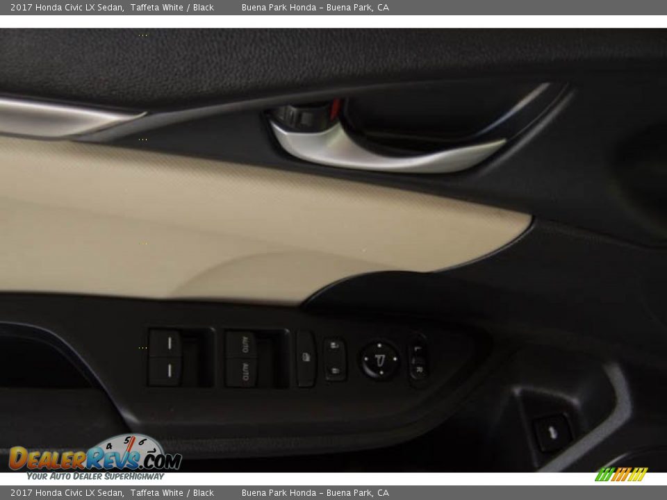 2017 Honda Civic LX Sedan Taffeta White / Black Photo #30