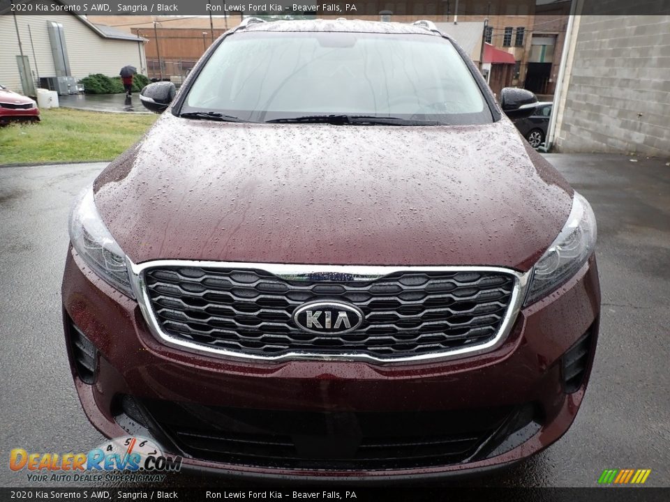 2020 Kia Sorento S AWD Sangria / Black Photo #8