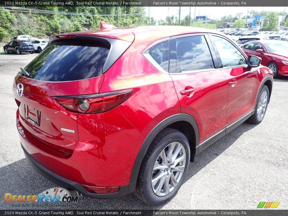2020 Mazda CX-5 Grand Touring AWD Soul Red Crystal Metallic / Parchment Photo #5