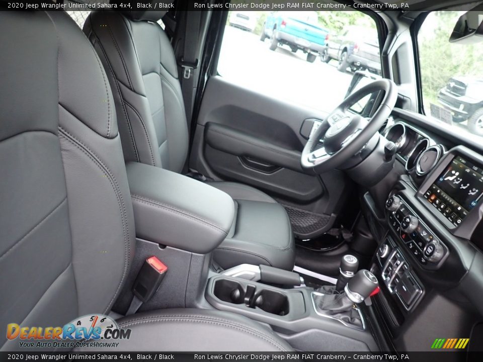 2020 Jeep Wrangler Unlimited Sahara 4x4 Black / Black Photo #9