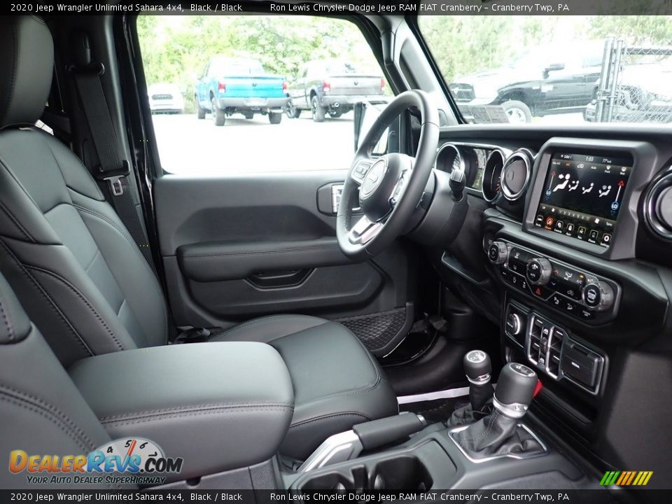 2020 Jeep Wrangler Unlimited Sahara 4x4 Black / Black Photo #10